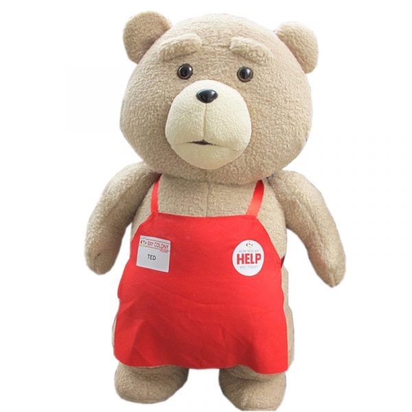 Peluche Ted / Teddy Ours avec badge help