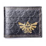 Portefeuille Légende de Zelda / Legend of Zelda (brun foncé or doré)